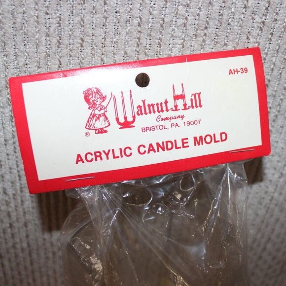 3/$77❤️vintage Walnut Hill Acrylic Candle Mould 3" Plexiglass Hexagon Pillar - Picture 2 of 6